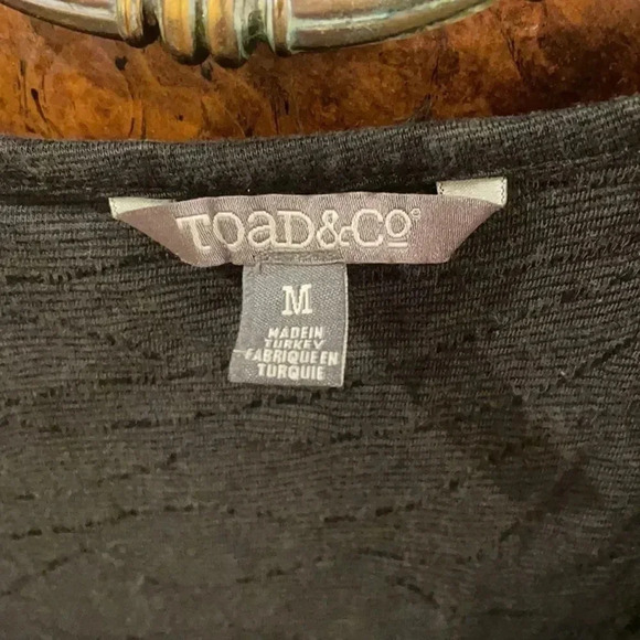 Toad and Co samba wave tank dress in black - Picture 4 of 12